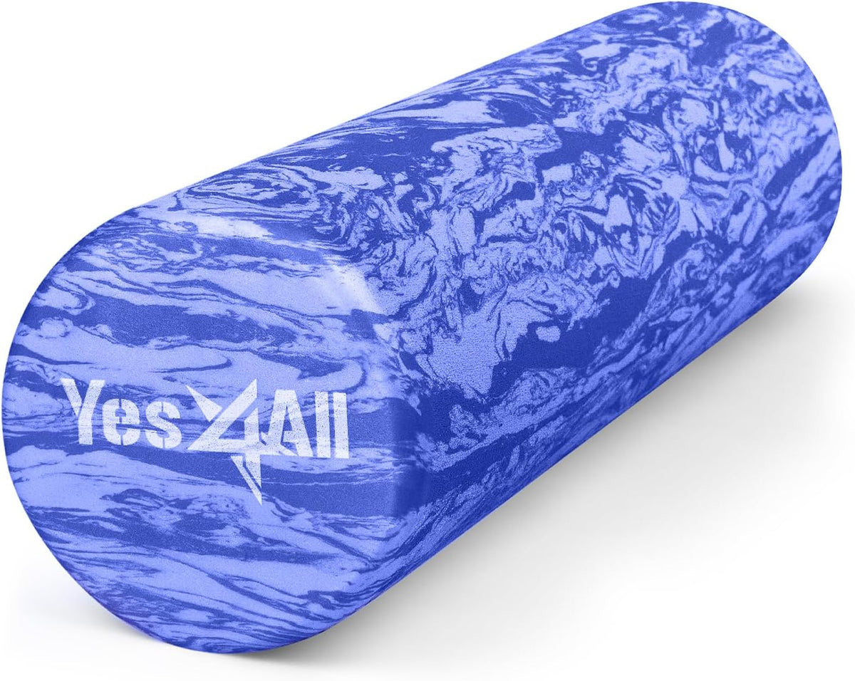 EVA Firm Foam Roller for Back - round Back Roller for Exercise, Yoga & Pilates 12/18/24/36 Inch